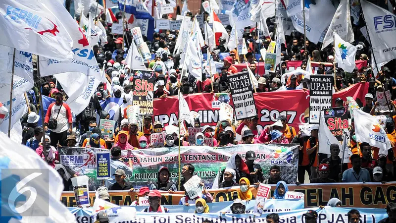 6 Juta Buruh Nekat Mogok Kerja 2 H, Jika UMP Tidak Naik 15%