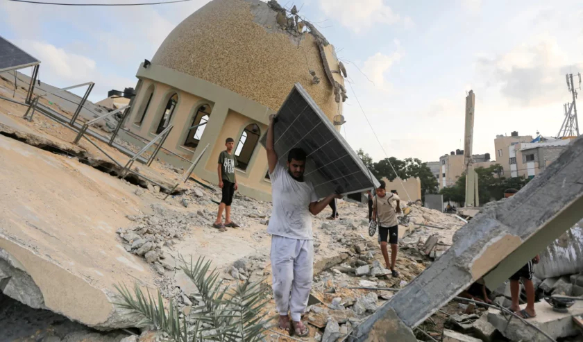 Hancurnya Masjid Bersejarah di Gaza
