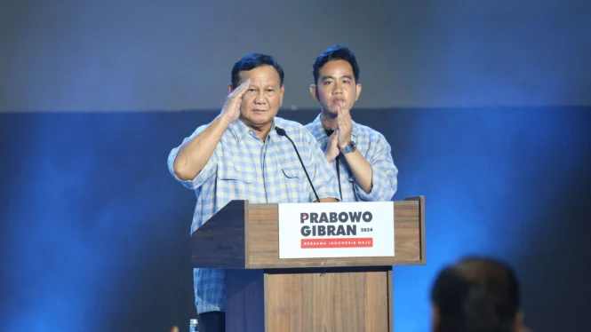 Prabowo Gibran Unggul Quick Count Sementara di KPU