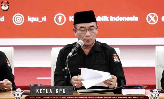 KPU Beritakan Pemenang Pilpres 2024 Prabowo-Gibran Satu Putaran